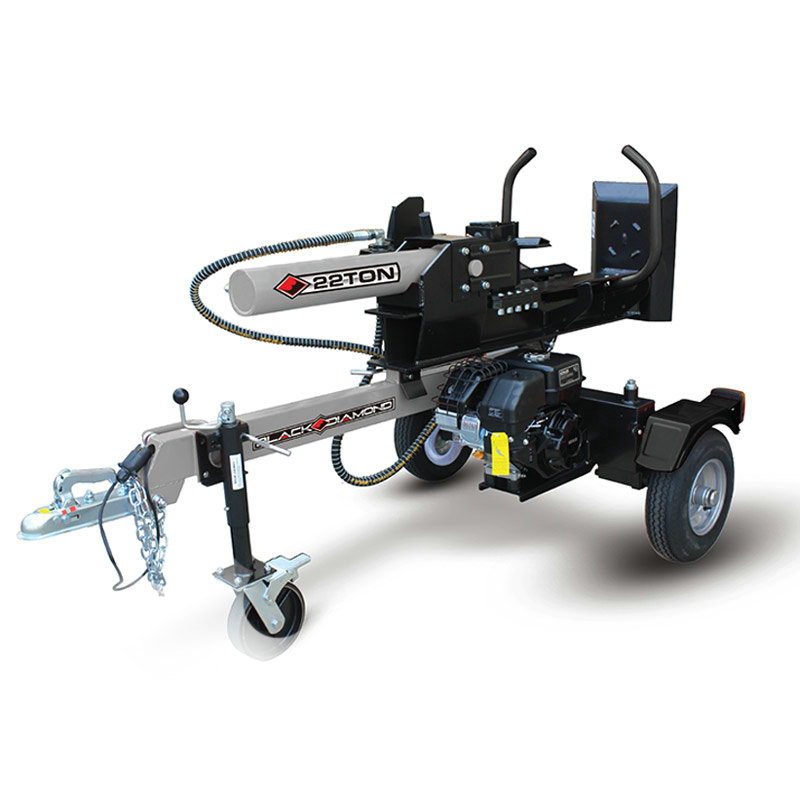 Black Diamond 22ton PETROL Log Splitter-half beam LSE22