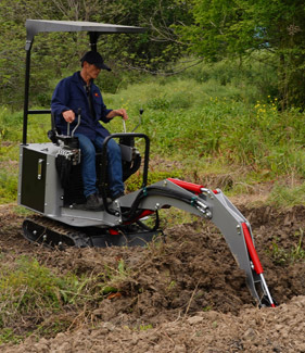 รถแบคโฮตีนตะขาบ W/8' BUCKET TS8100